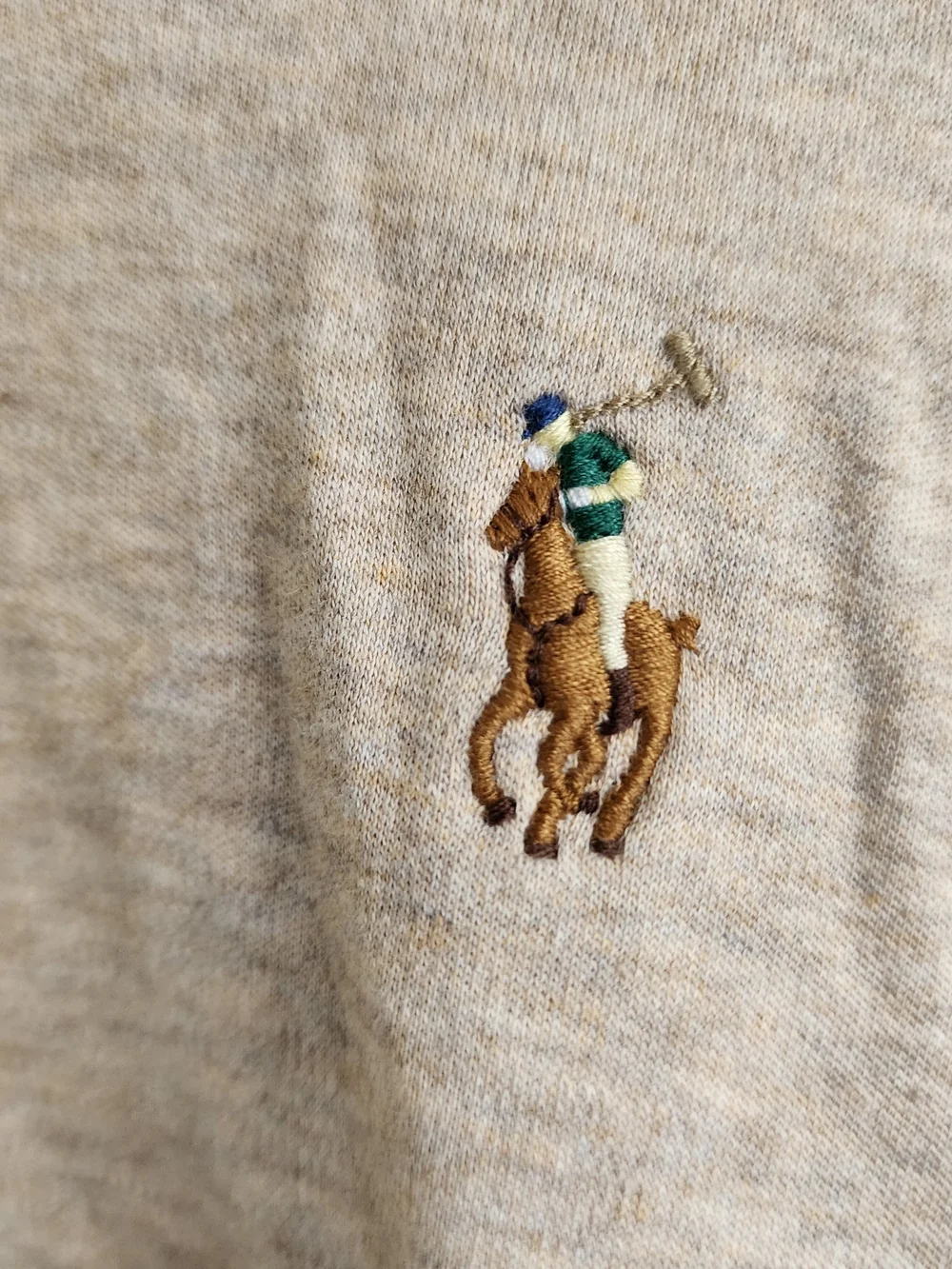 Polo by Ralph Lauren Long-Sleeve Polo Shirt - Light Beige